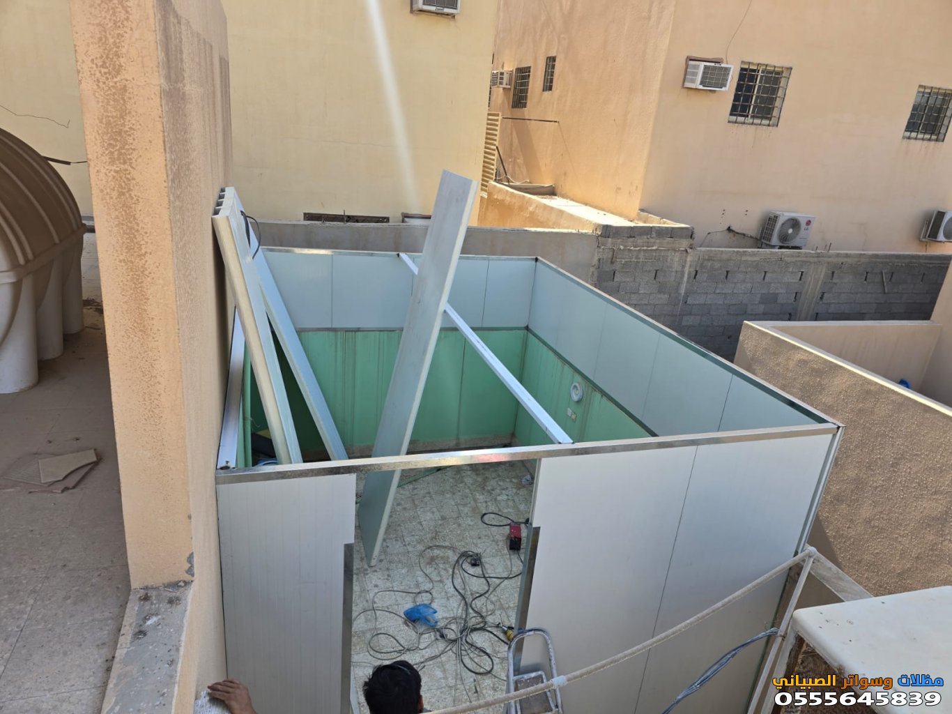 تركيب ساندوتش بانل بالرياض 0555645839 تركيب ساندوتش بانل للغرف والملاحق بالرياض 